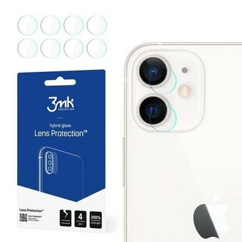 3MK Lens Protect iPhone 12 - Bescherming voor de camera-lens, 4 stuks