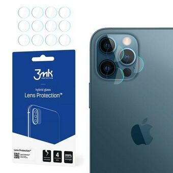 3MK Lens Protect iPhone 12 Pro is een bescherming voor de cameramodule, bestaande uit 4 stuks.