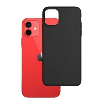 3MK Mat hoesje iPhone 12 Mini zwart/zwart