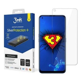 3MK Silver Protect+ is een antibacteriële nat aan te brengen folie voor de Realme 7 Pro.