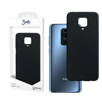 3MK Mat hoesje Xiaomi Redmi Note 9S / 9 Pro / 9Pro Max zwart / zwart