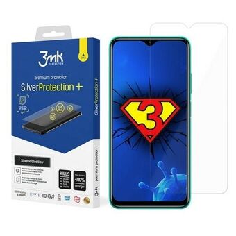 3MK Silver Protect + Xiaomi Redmi 9T nat gemonteerde antimicrobiële film