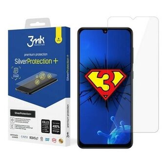 3MK Silver Protect+ is een 4G-beschermfolie met ant-antibacteriële eigenschappen, geschikt voor de Samsung A325 A32. Deze folie kan nat worden aangebracht.