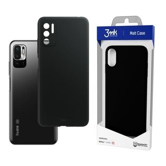 3MK Matt Case Xiaomi Redmi Note 10 5G zwart/zwart