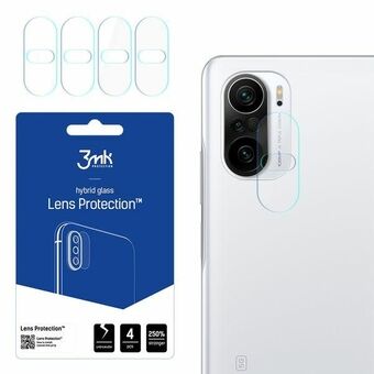 3MK Lens Protect is een bescherming voor de camera lens van de Xiaomi Mi 11i 5G, bestaande uit 4 stuks.