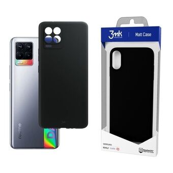 3MK Mat Case Realme 8 zwart/zwart