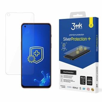 3MK Silver Protect + OnePlus Nord 2 5G nat gemonteerde antimicrobiële film