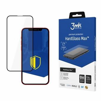 3MK HardGlass Max iPhone 13 Mini zwart, FullScreen Glas