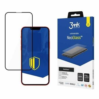 3MK NeoGlass iPhone 13/13 Pro zwart/zwart