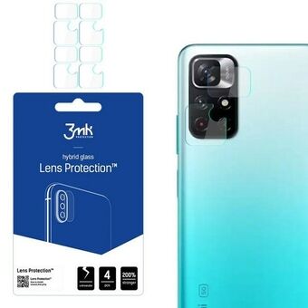 3MK Lens Protect Xiaomi Redmi Note 11 5G Cameralens bescherming 4 st.