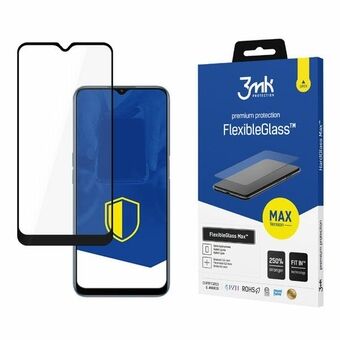 3MK FlexibleGlass Max Oppo A16 / A16s zwart / zwart