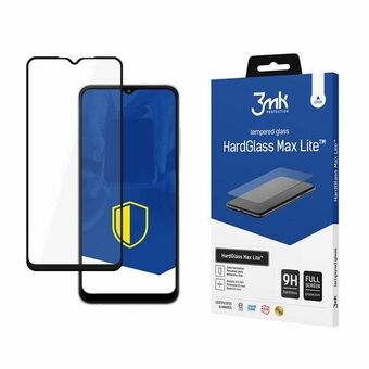 3MK HardGlass Max Lite voor Samsung A225 A22 4G zwart/zwart