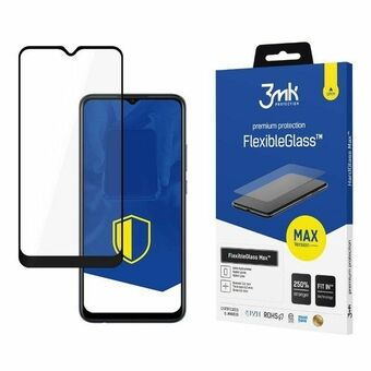 3MK FlexibleGlass Max Oppo A15 / A15S zwart / zwart