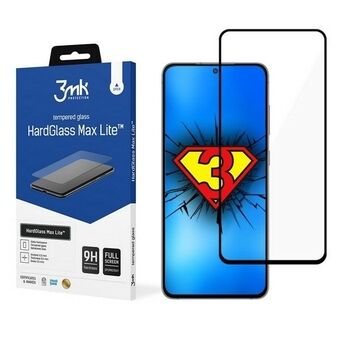 3MK HardGlass Max Lite voor Samsung Galaxy S21 FE zwart