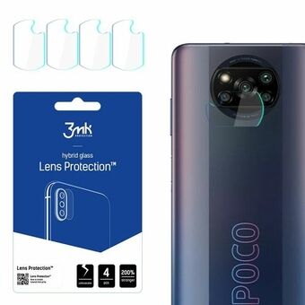 3MK Lens Protect Xiaomi POCO X3 Pro Bescherming voor de camera lens 4 stuks