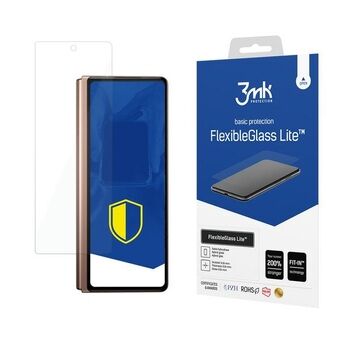 3MK FlexibleGlass Lite voor Samsung Galaxy Z Fold 2 5G - Hybride glazen schermbeveiliging (voorpaneel)