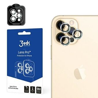 3MK Lens Protection Pro iPhone 12 Pro Max Beveiliging voor de cameratransport met montuurframe 1 stuk.