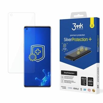 3MK Silver Protect + Oppo Find X5 nat gemonteerde antimicrobiële film