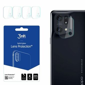 3MK Lens Protect Oppo Find X5 Pro Cameralens bescherming 4 stuks