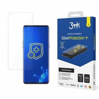 3MK Silver Protect + Oppo Find X5 Pro nat gemonteerde antimicrobiële film