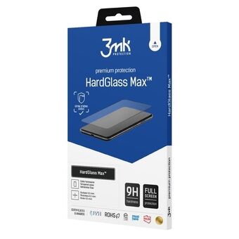 3MK HardGlass Max OnePlus Nord CE 2 5G zwart / zwart volledig scherm glas