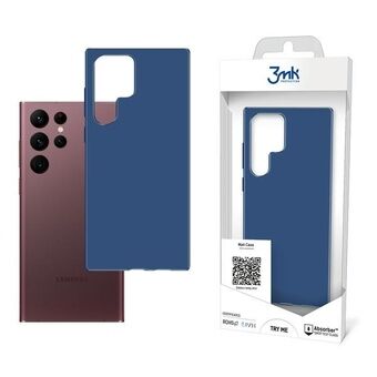 3MK Matte Hoesje voor Samsung Galaxy S22 Ultra G908 in de kleur jagoda / blauwe bes.