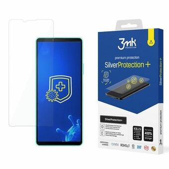 3MK Silver Protect + Sony Xperia 10 IV Nat gemonteerde antimicrobiële film