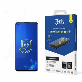 3MK Silver Protect + Realme GT Neo 3T Antimicrobieel nat gemonteerd