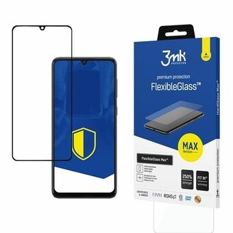 3MK FlexibleGlass Max Samsung Galaxy A33 5G A336 zwart, Hybride glas met versterkte randen