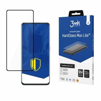 3MK HardGlass Max Lite Xiaomi 12/12X zwart/zwart