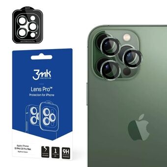 3MK Lens Protection Pro voor iPhone 13 Pro / 13 Pro Max groen/alpine green, lensbescherming met montagerand, 1 stuk.