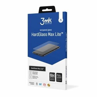 3MK HardGlass Max Lite Sam S23 Plus zwart/zwart Fullscreen Glass Lite