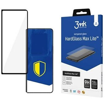 3MK HardGlass Max Lite Sam Z Fold 3 5G (Voorzijde) zwart Volledig Scherm Glas Lite