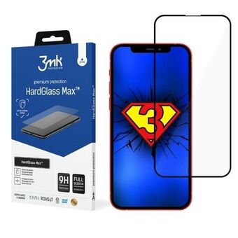 3MK HardGlass Max iPhone 13 Pro Max 6.7" / 14 Plus 6.7" zwart/zwart, volledig scherm glas