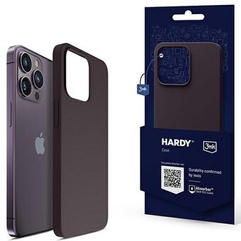 3MK Hardy Case voor iPhone 14 Pro 6,1" in de kleur fioletowy/deep purple met MagSafe