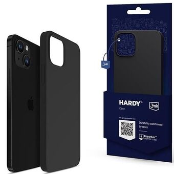 3MK Hardy Hoesje iPhone 13 / 14 / 15 6.1" zwart/midnight black met MagSafe.