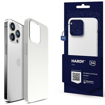 3MK Hardy Case voor iPhone 13 Pro 6,1" zilver-wit MagSafe