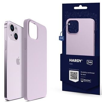 3MK Hardy-hoesje iPhone 14 / 15 / 13 6,1" paars / lichtpaars MagSafe