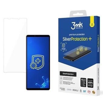 3MK Silver Protect+ Sony Xperia 10 V Nat aangebrachte antimicrobiële film