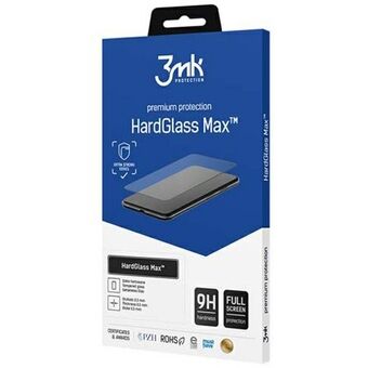 3MK HardGlass Max Sam S24 S921 zwart, Volledig scherm Glas