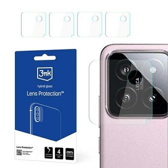 3MK Lens Protect Xiaomi 14 Lensbescherming voor camera 4 stuks