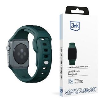 3MK Siliconen horlogebandje groen/ evergreen voor Apple Watch 38/40/41mm