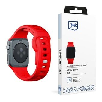 3MK Silicone Watch Strap in het rood voor Apple Watch 38/40/41mm