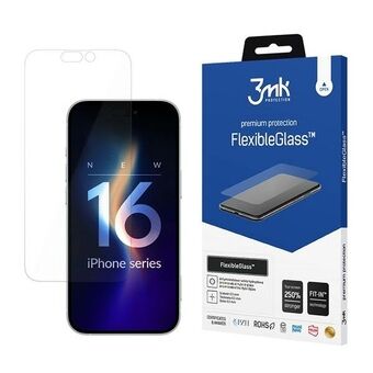 3MK FlexibleGlass iPhone 16 6.1" Hybride Glas