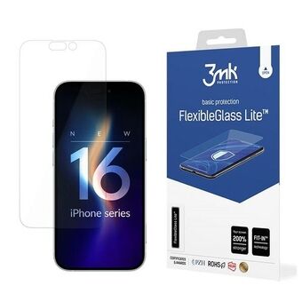 3MK FlexibleGlass Lite iPhone 16 6.1" Hybrideglas Lite