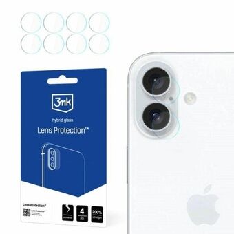 3MK Lens Protect iPhone 16 6.1" Bescherming voor cameralenzen 4 stuks