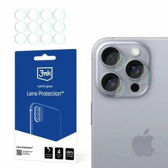 3MK Lens Protect iPhone 16 Pro 6.3" Bescherming voor de camerabehuizing 4 stuks