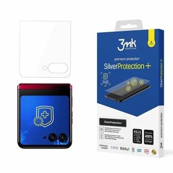 3MK SilverProtect+ Motorola Razr 50 Ultra (voorkant) Antimicrobiële Folie nat aangebracht