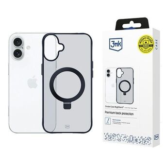 3MK Smoke Hoesje iPhone 16 Plus MagSafe & Standaard