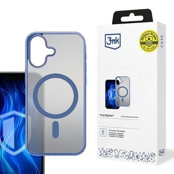 3MK Frosty MagCase iPhone 16 blauw/blue